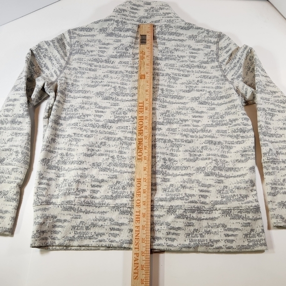 ZYIA Active Womens M Cream Combo Zipper Jacket Pockets Yoga Athleisure Running - Picture 10 of 11